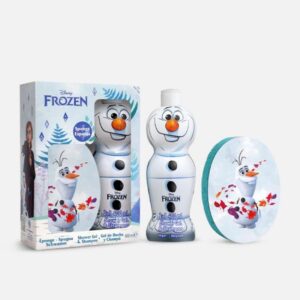 مجموعة هدايا Frozen: شاور جل وشامبو 2 في 1 (400 مل) + إسفنجة أولاف