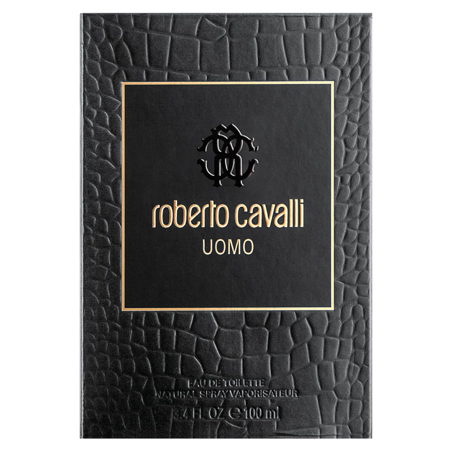 عطر روبرتو كافالي أومو الرجالي أو دو تواليت 100مل - Roberto Cavalli Uomo For Him EDT 100ml - Image 3