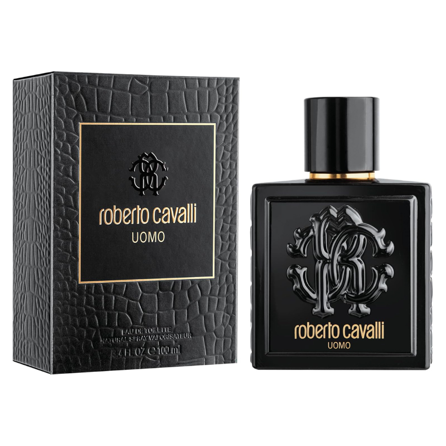 عطر روبرتو كافالي أومو الرجالي أو دو تواليت 100مل - Roberto Cavalli Uomo For Him EDT 100ml