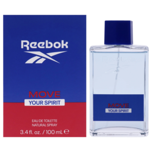 ريبوك عطر رجالي 100مل - REEBOK Men's Move Your Spirit EDT Spray 3.3 oz Fragrances