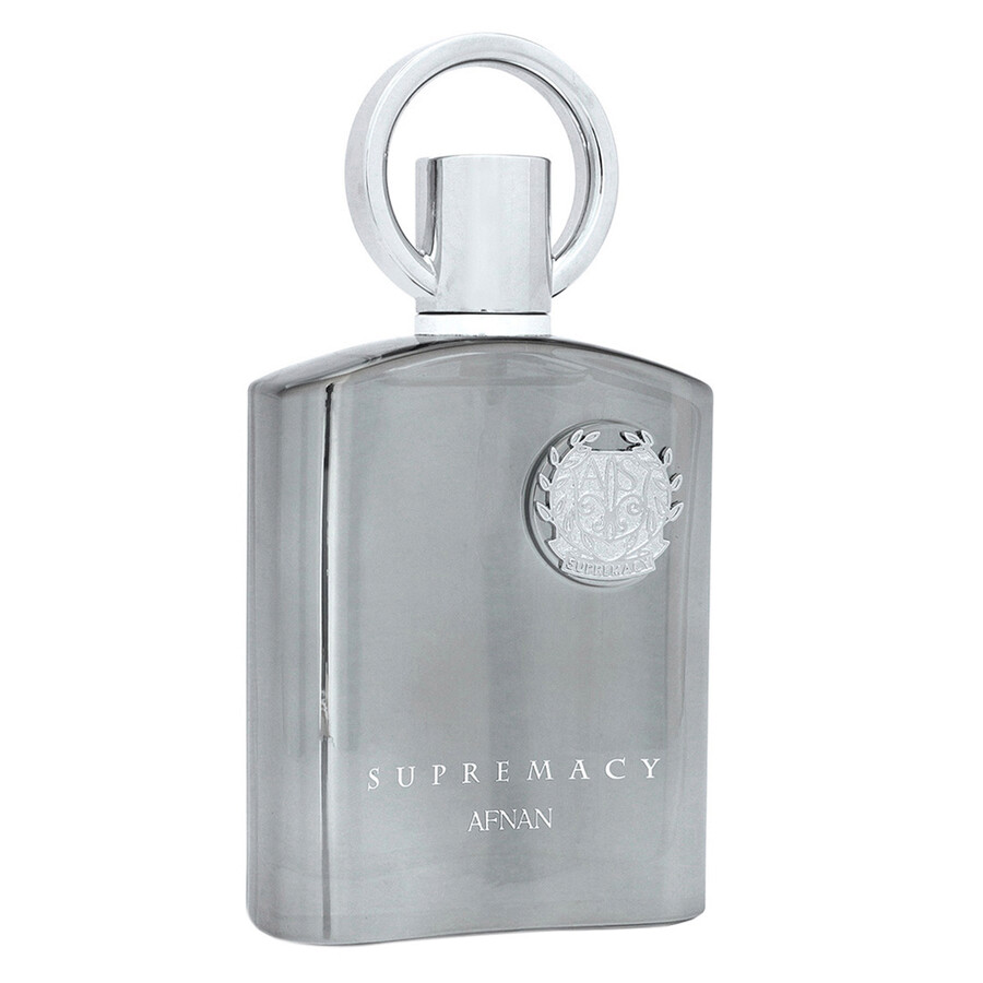 AFNAN Men's Supremacy Silver EDP Spray 3.4 oz/100ML - عطر أفنان سوبريماسي سلفر أو دو بارفيوم 100مل