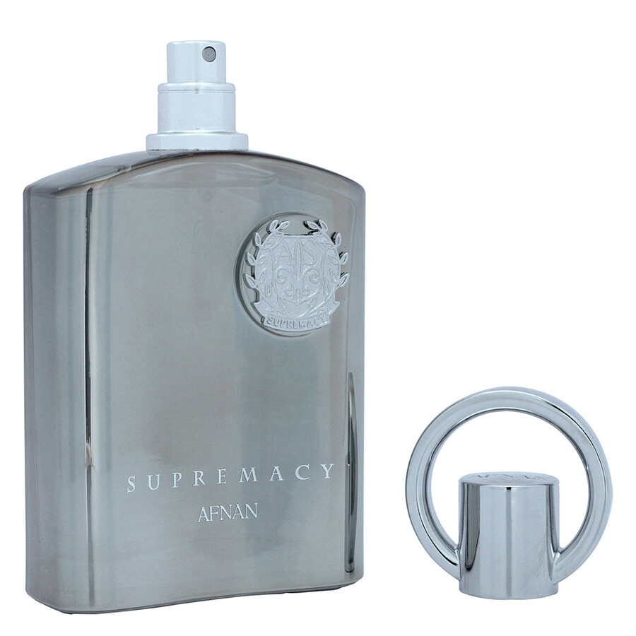 AFNAN Men's Supremacy Silver EDP Spray 3.4 oz/100ML - عطر أفنان سوبريماسي سلفر أو دو بارفيوم 100مل - الصورة 4