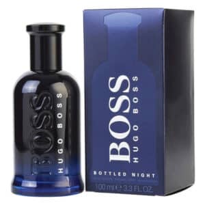 عطر بوتيلد نايت أو دو تواليت للرجال من هوغو بوس 100مل - Boss Bottled Night by Hugo Boss EDT Spray 3.3 oz