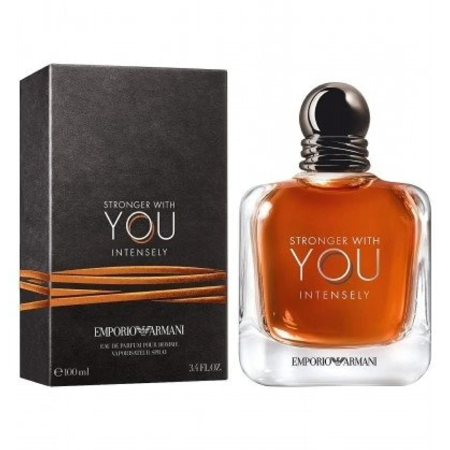 عطر أرماني سترونجر ويذ يو إنتنسلي الرجالي أو دو بارفيوم 100مل - GIORGIO ARMANI Emporio Stronger With You Intensely / EDP Spray 3.4 oz