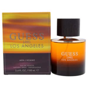 عطر 1981 لوس أنجلوس من جيس للرجال - 100 مل أو دو تواليت سبراي - 1981 Los Angeles by Guess for Men - 3.4 oz EDT Spray