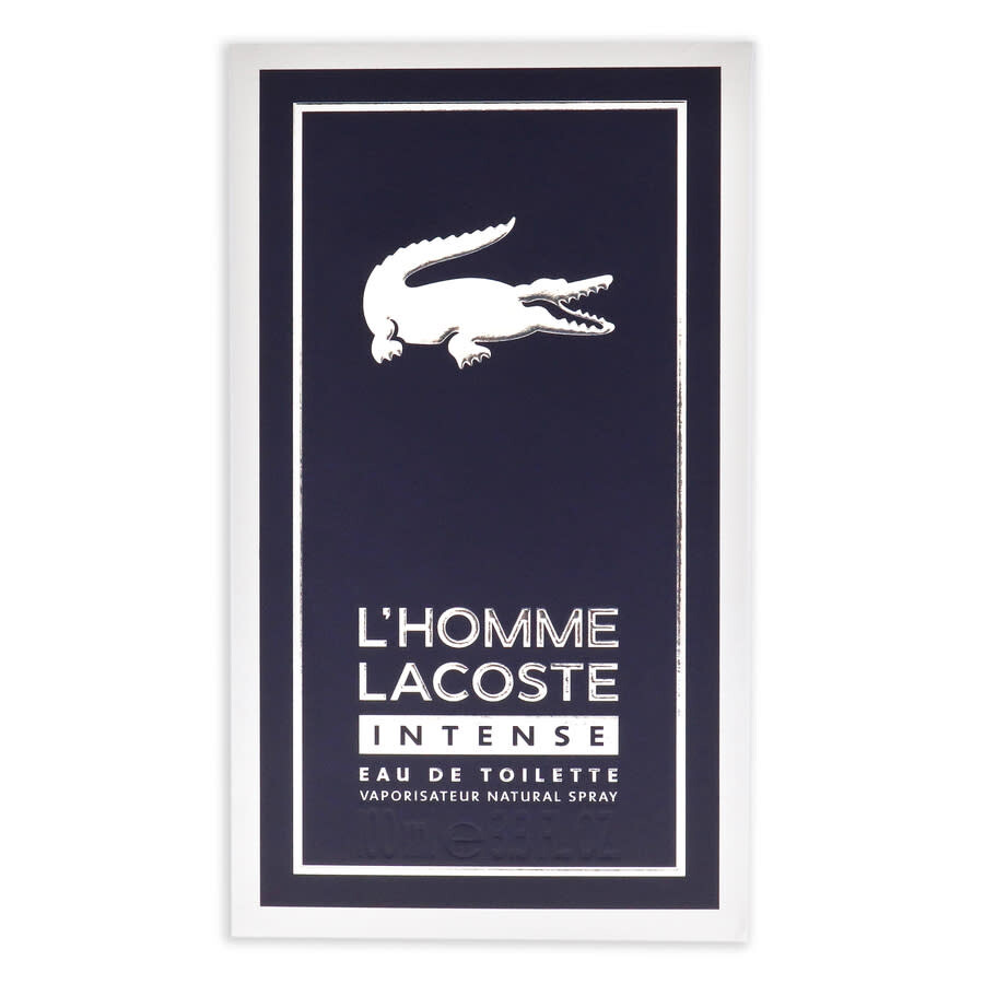 عطر لاكوست لهوم إنتس أو دو تواليت 100مل - L' homme Intense Eau De Toilette 3.4 oz - Image 5