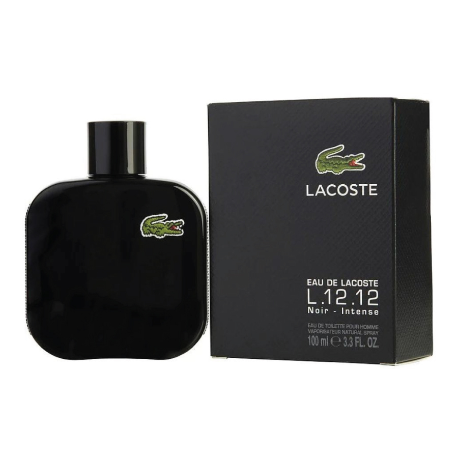 لاكوست إل12.12 نوار إنتنس 100مل أو دو تواليت عطر للرجال - L.12.12 Noir Intense / Lacoste EDT Spray 3.3 oz