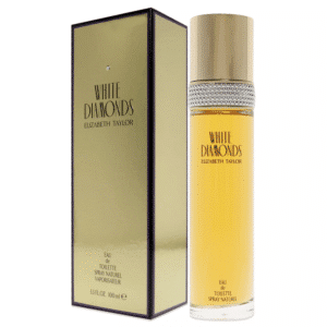 عطر وايت دايموندز للنساء أو دو تواليت من إليزابيث تايلور 100مل - White Diamonds by Elizabeth Taylor Eau de Toilette for Women Spray 3.3 Oz