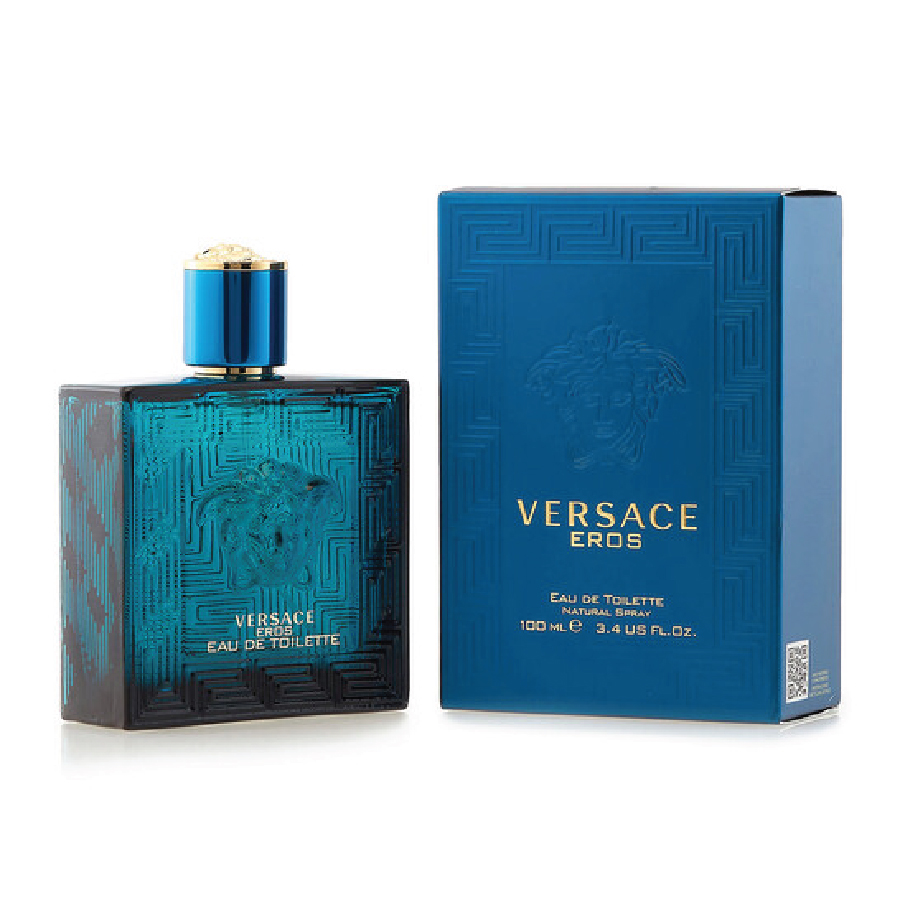 VERSACE Eros / EDT Spray 3.4 oz (m) (100 ml)-عطر فرزاتشي إيروس أو دي تواليت للرجال ، 100 مل - Image 3